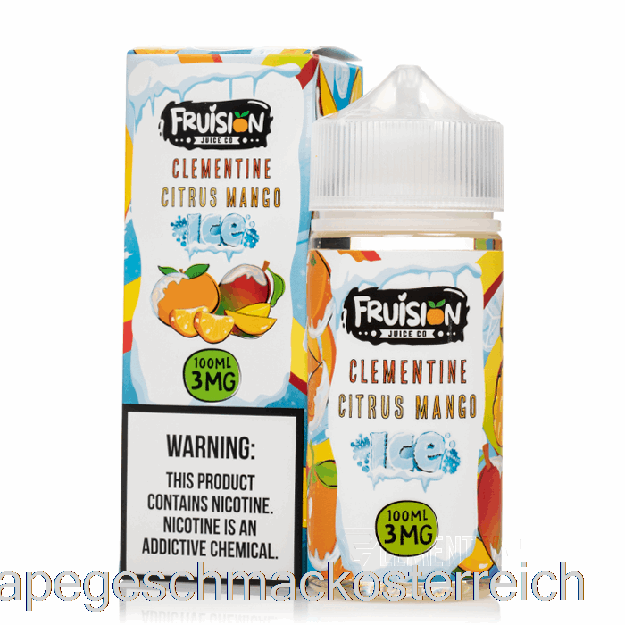 Eisgekühlte Clementine, Zitrus-Mango – Fruchtsaft-Co – 100 Ml, 6 Mg Vape-Geschmack